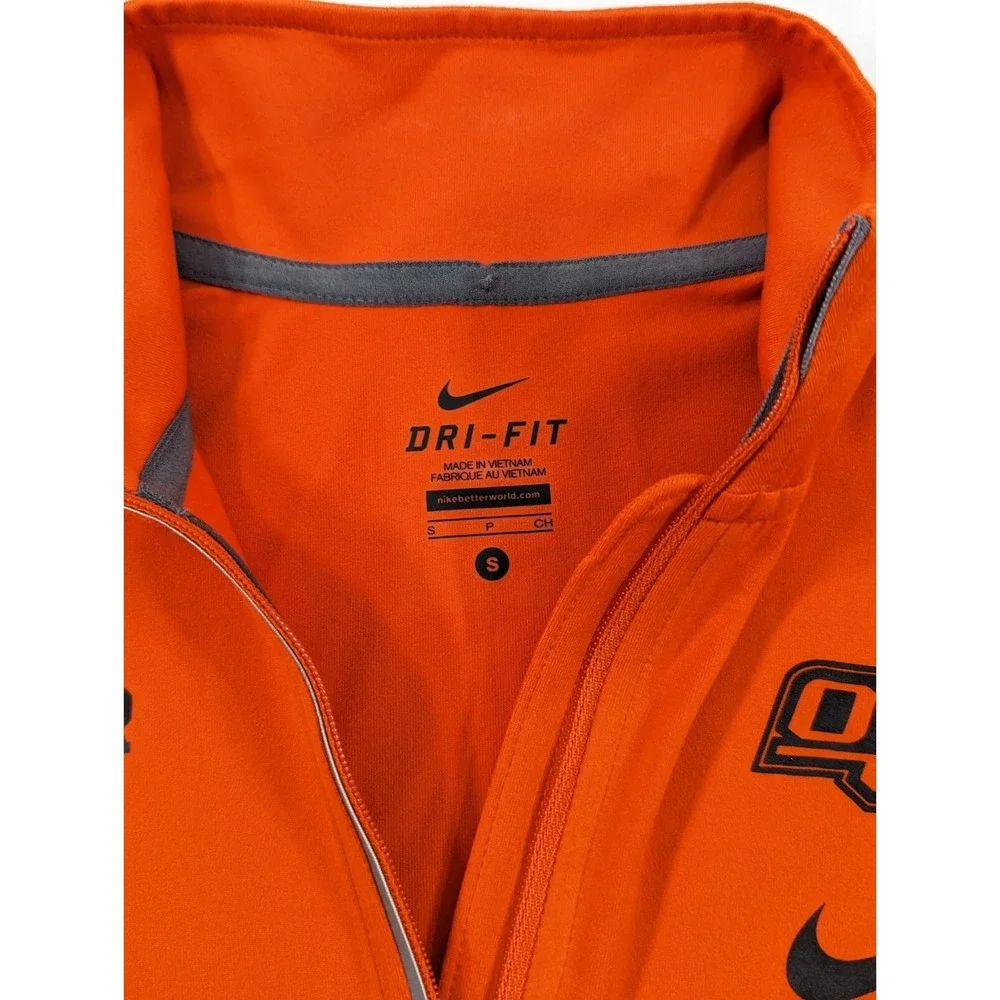 Nike Dri Fit Oklahoma State Cowboys Soccer Nike Quarter Zip Women's‎ Small